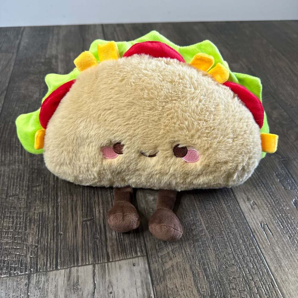Pink Sky Taco Weighted Plush Stuffed Toy